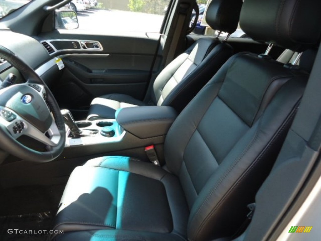 Charcoal Black Interior 2013 Ford Explorer XLT 4WD Photo #71075143