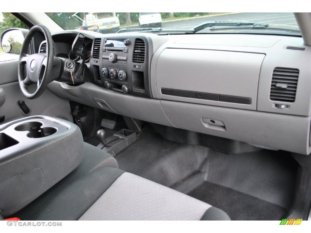 2008 Silverado 1500 Work Truck Regular Cab 4x4 - Graystone Metallic / Dark Titanium photo #10