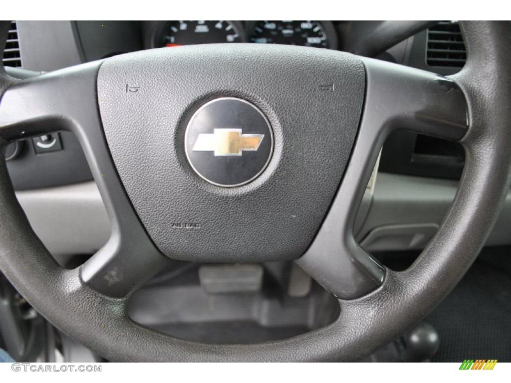 2008 Silverado 1500 Work Truck Regular Cab 4x4 - Graystone Metallic / Dark Titanium photo #12