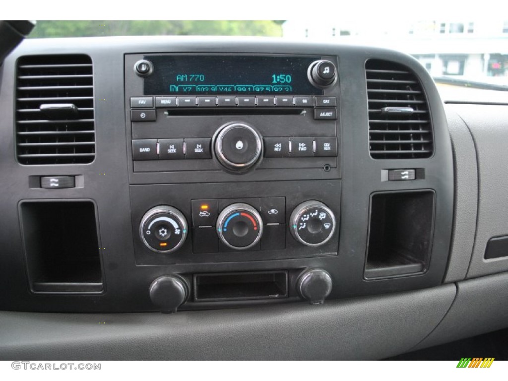 2008 Silverado 1500 Work Truck Regular Cab 4x4 - Graystone Metallic / Dark Titanium photo #13