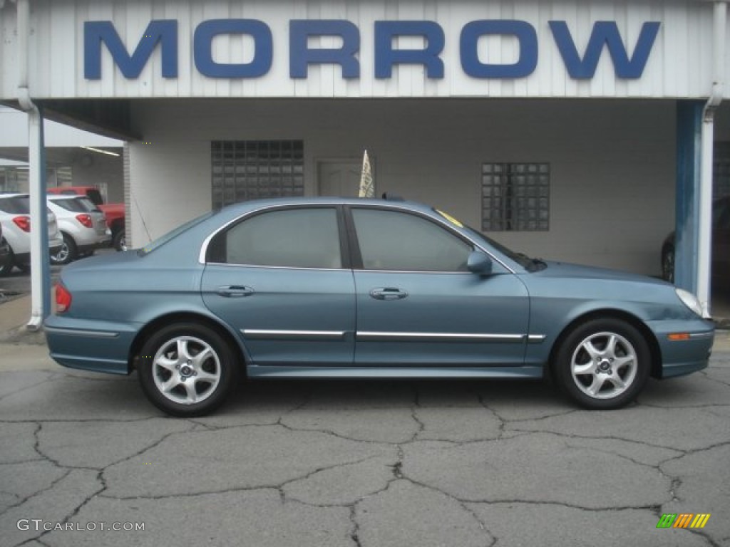 2005 Sonata GLS V6 - Celadon Green / Beige photo #1