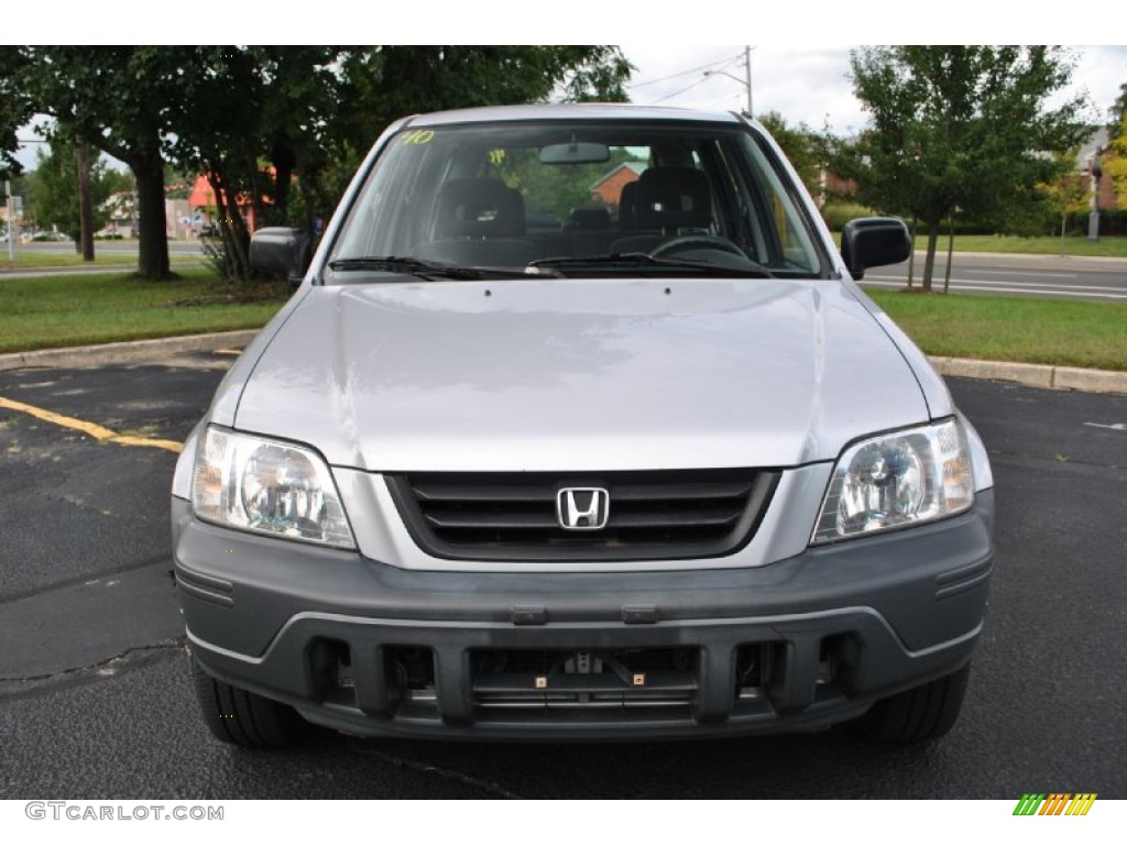 2001 CR-V LX 4WD - Satin Silver Metallic / Dark Gray photo #2