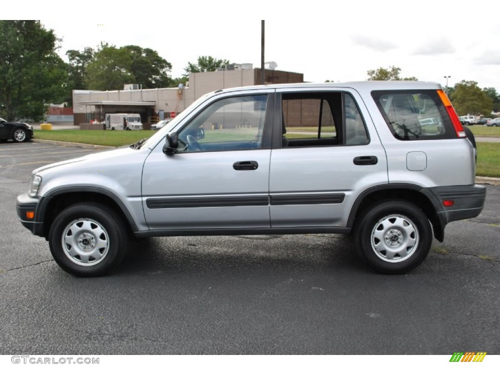2001 CR-V LX 4WD - Satin Silver Metallic / Dark Gray photo #3