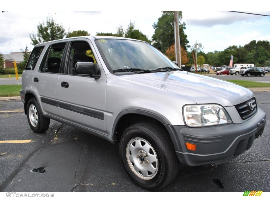 2001 CR-V LX 4WD - Satin Silver Metallic / Dark Gray photo #7