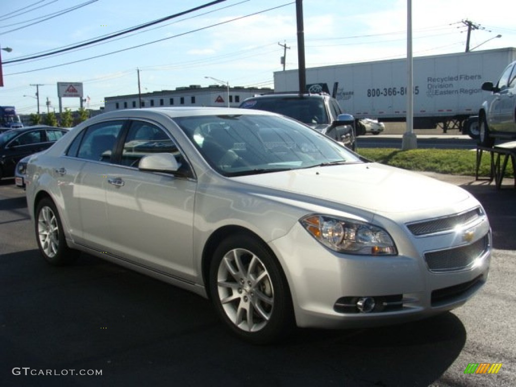2012 Silver Ice Metallic Chevrolet Malibu LTZ 71062666 Photo 3