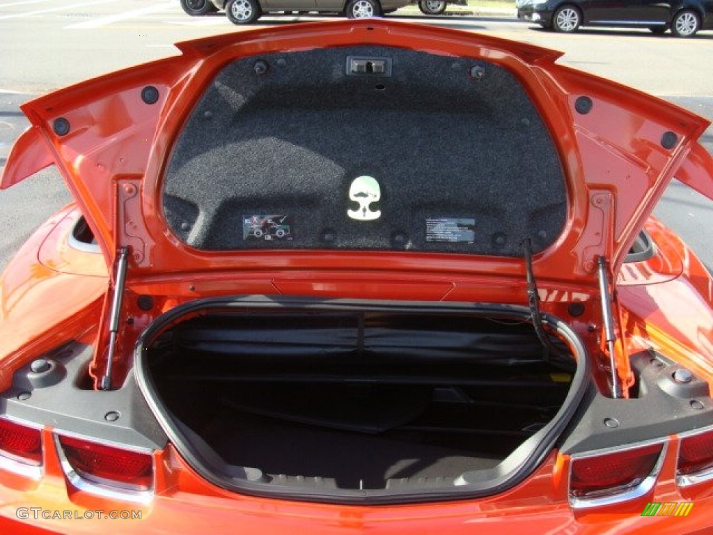 2012 Camaro SS/RS Convertible - Inferno Orange Metallic / Black photo #14