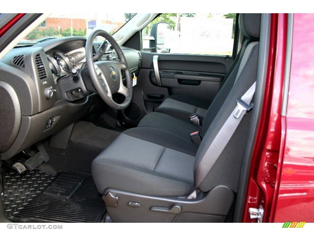 2013 Chevrolet Silverado 3500HD LT Crew Cab 4x4 Dually Front Seat Photo #71078614