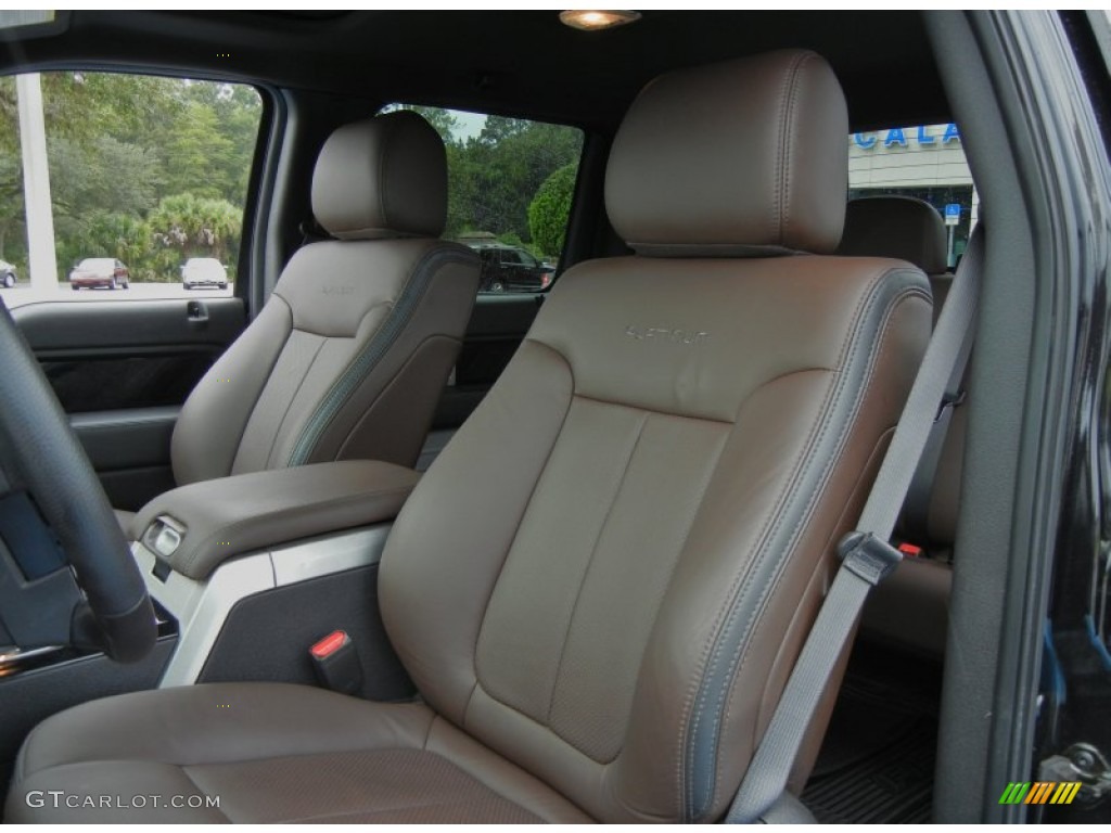 2012 Ford F150 Platinum SuperCrew 4x4 Front Seat Photo #71078934