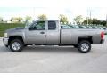 Graystone Metallic 2013 Chevrolet Silverado 2500HD Work Truck Extended Cab 4x4 Exterior