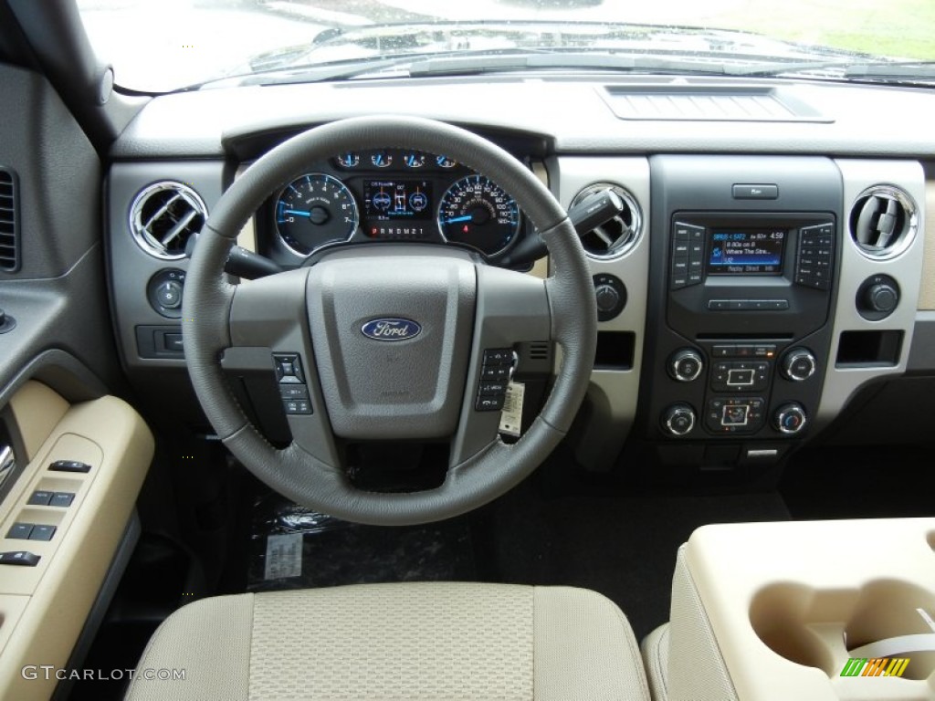 2013 Ford F150 XLT SuperCrew Adobe Dashboard Photo #71079148
