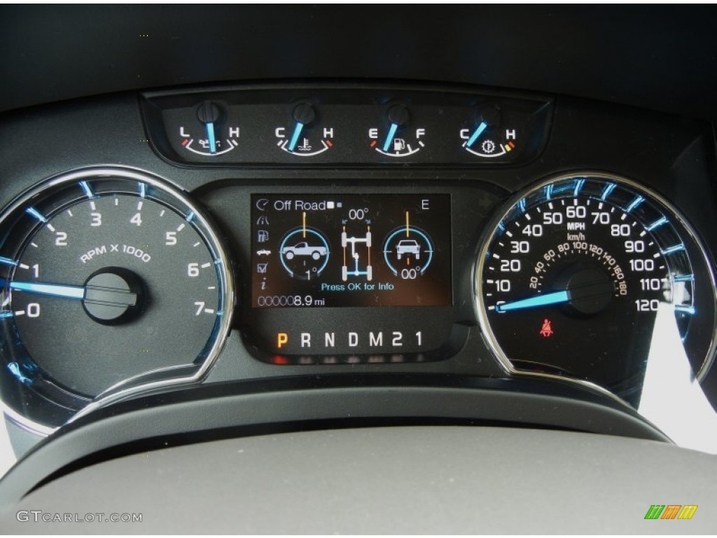 2013 Ford F150 XLT SuperCrew Gauges Photo #71079157