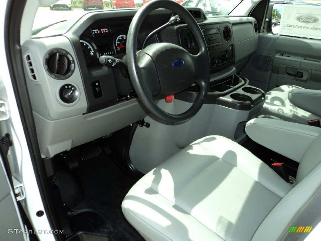 Medium Flint Interior 2012 Ford E Series Van E250 Extended Cargo Photo #71079484