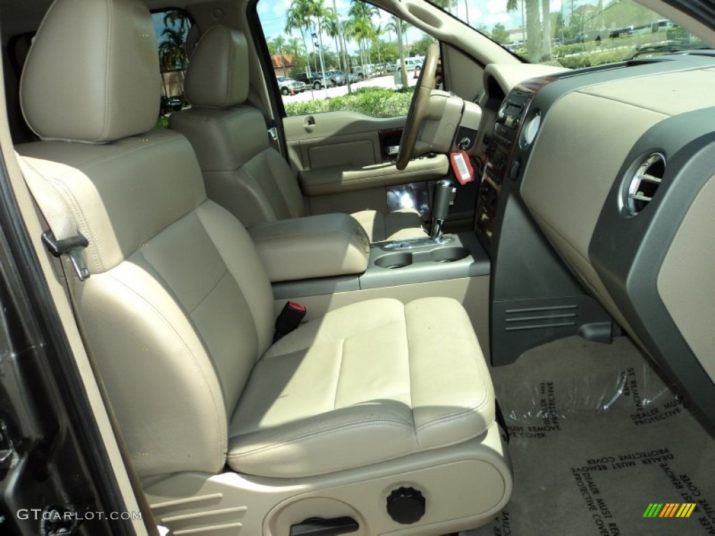 2005 F150 Lariat SuperCrew - Dark Stone Metallic / Tan photo #20