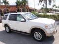 2010 White Platinum Tri-Coat Ford Explorer Eddie Bauer  photo #2