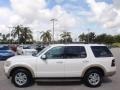 2010 White Platinum Tri-Coat Ford Explorer Eddie Bauer  photo #12