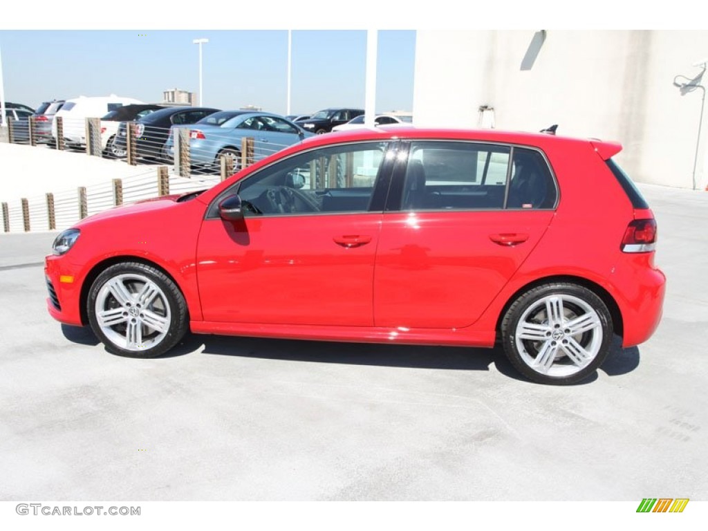Tornado Red 2013 Volkswagen Golf R 4 Door 4Motion Exterior Photo #71080225