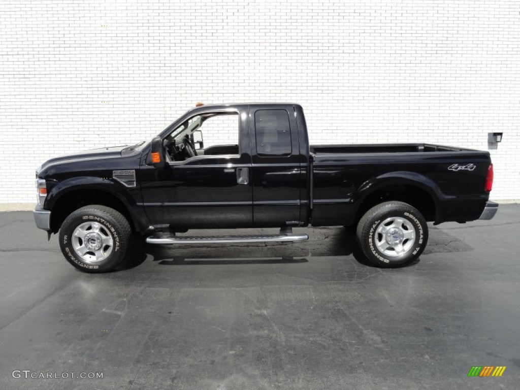 Black 2010 Ford F250 Super Duty XLT SuperCab 4x4 Exterior Photo #71081497