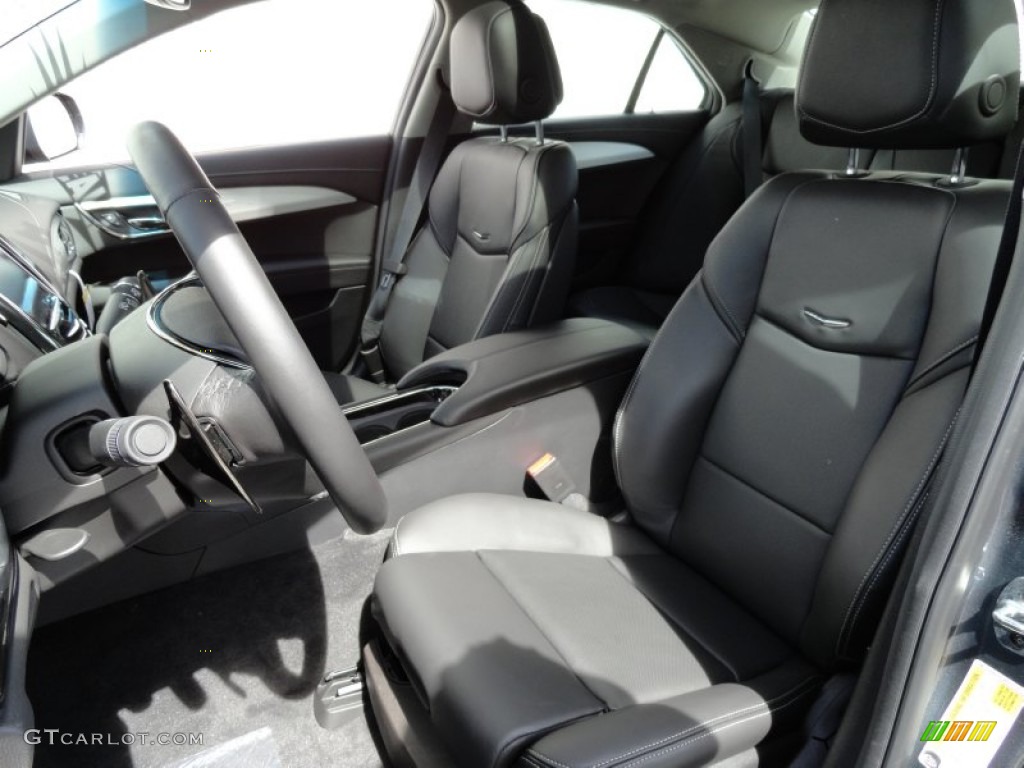Jet Black/Jet Black Accents Interior 2013 Cadillac ATS 3.6L Performance AWD Photo #71082523