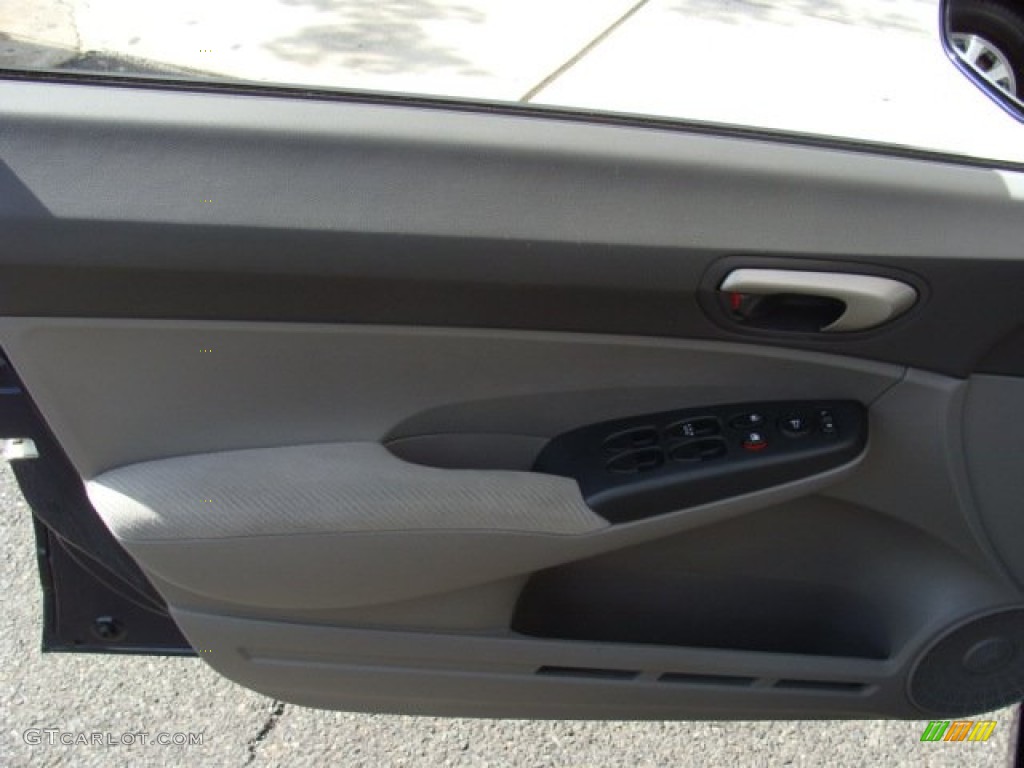 2010 Civic LX Sedan - Royal Blue Pearl / Gray photo #6