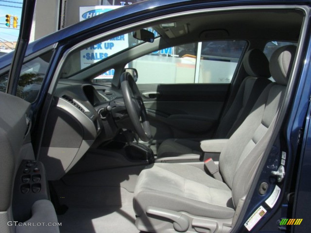 2010 Civic LX Sedan - Royal Blue Pearl / Gray photo #7
