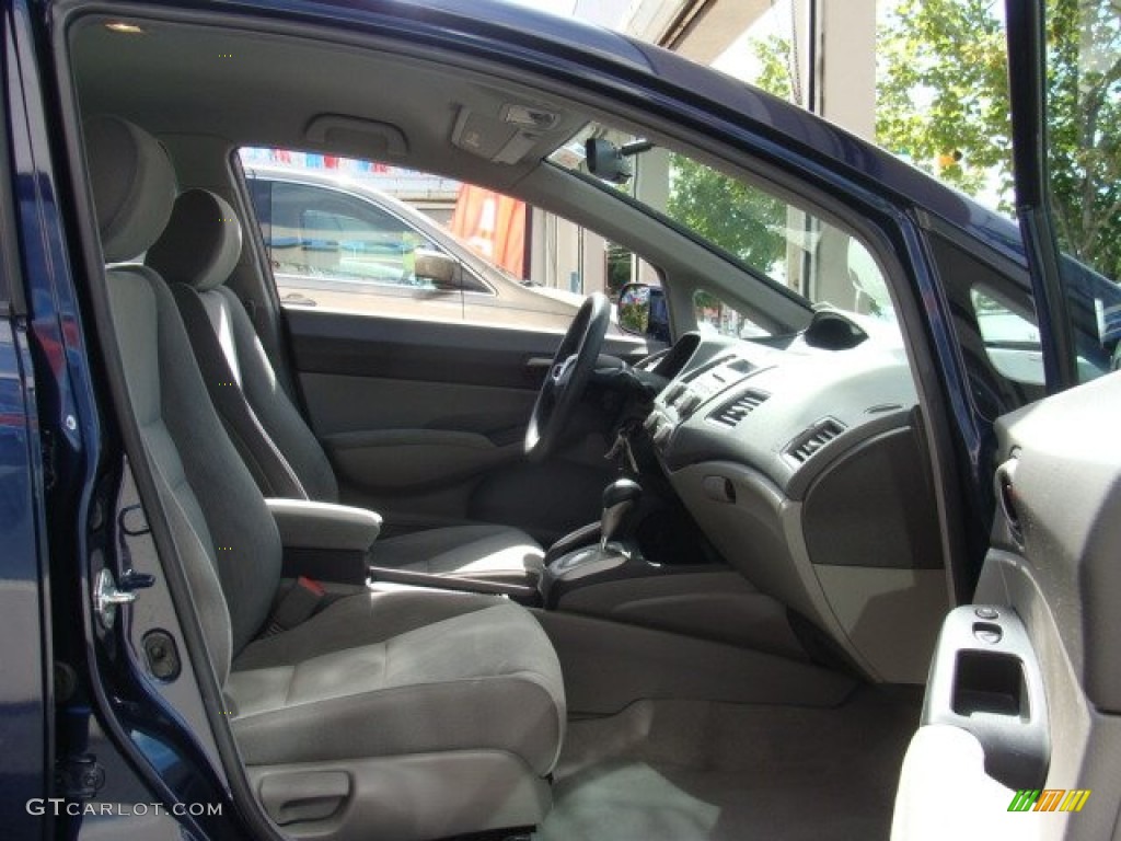 2010 Civic LX Sedan - Royal Blue Pearl / Gray photo #8