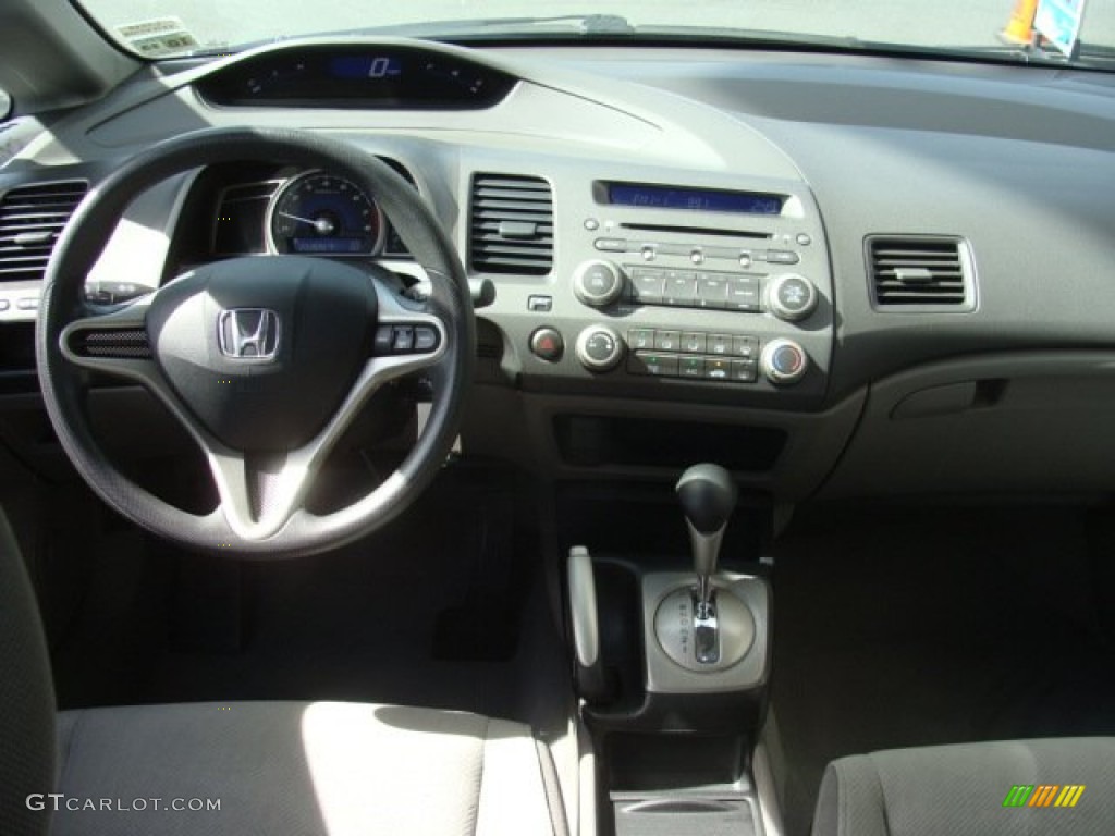2010 Civic LX Sedan - Royal Blue Pearl / Gray photo #9