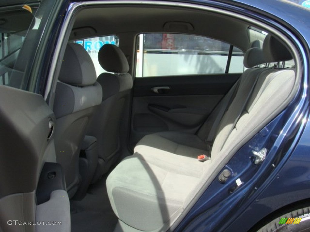 2010 Civic LX Sedan - Royal Blue Pearl / Gray photo #14