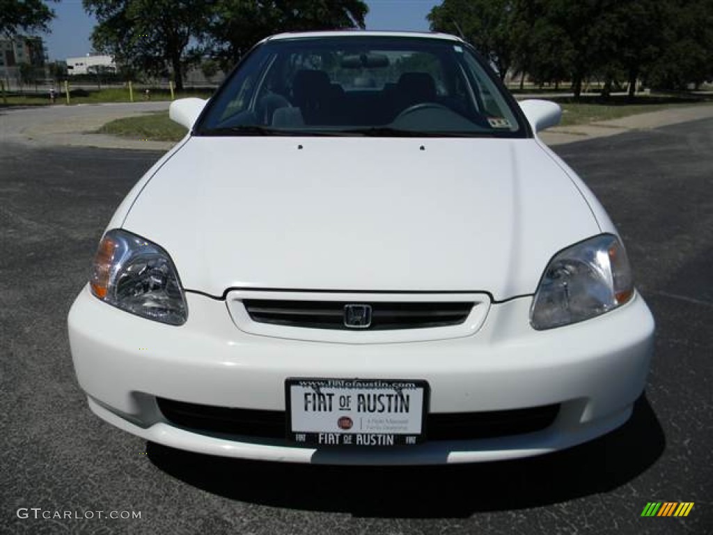 1998 Civic EX Coupe - Taffeta White / Gray photo #2