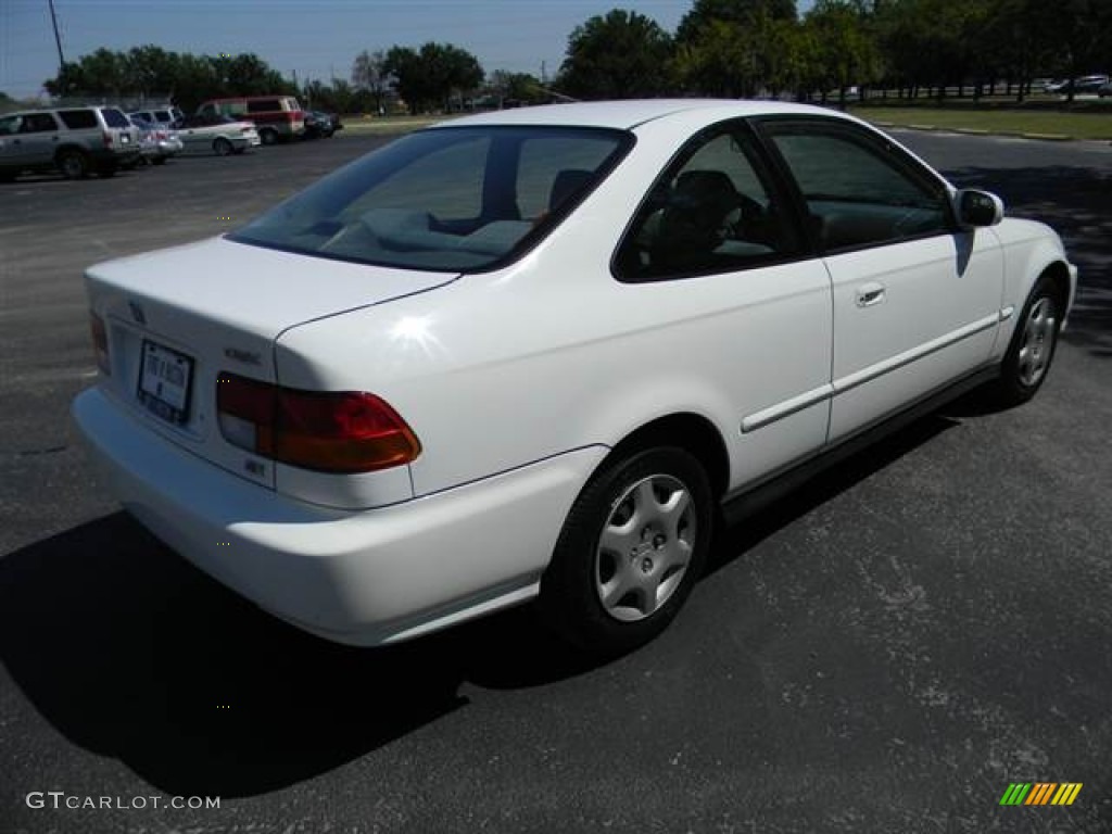 1998 Civic EX Coupe - Taffeta White / Gray photo #5