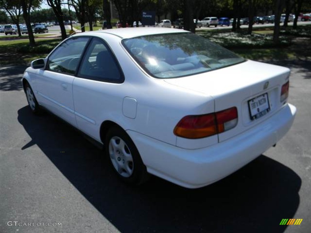 1998 Civic EX Coupe - Taffeta White / Gray photo #8
