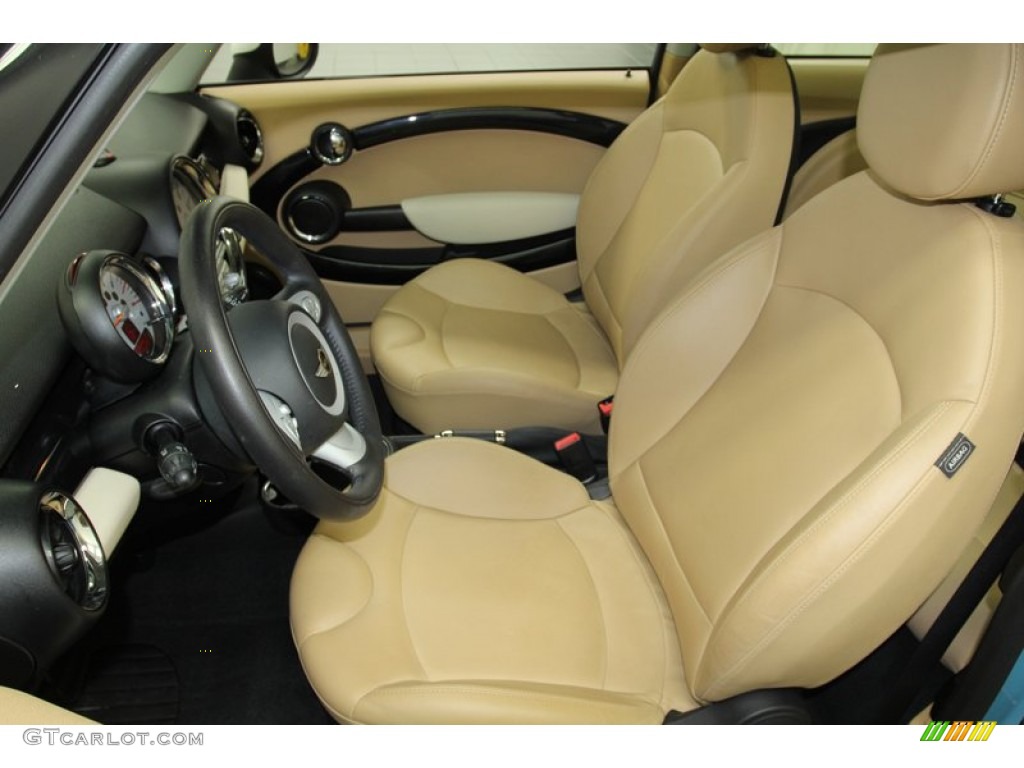Gravity Tuscan Beige Leather Interior 2010 Mini Cooper Hardtop Photo #71084191