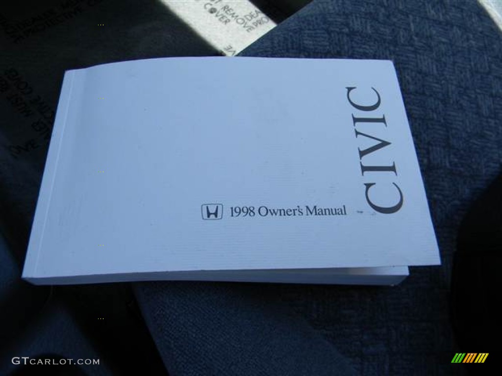 1998 Civic EX Coupe - Taffeta White / Gray photo #32