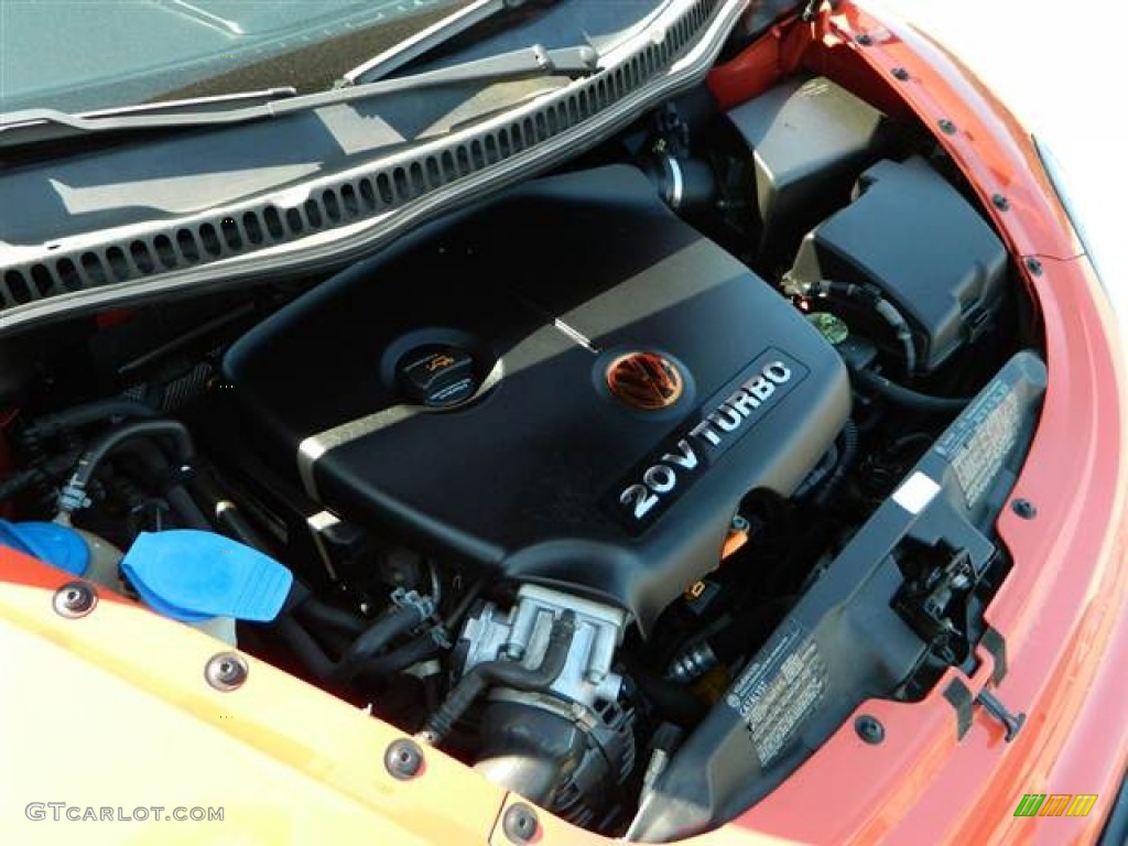 2005 New Beetle GLS 1.8T Convertible - Sundown Orange / Black photo #12