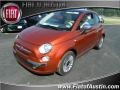 2012 Rame (Copper Orange) Fiat 500 Lounge  photo #1