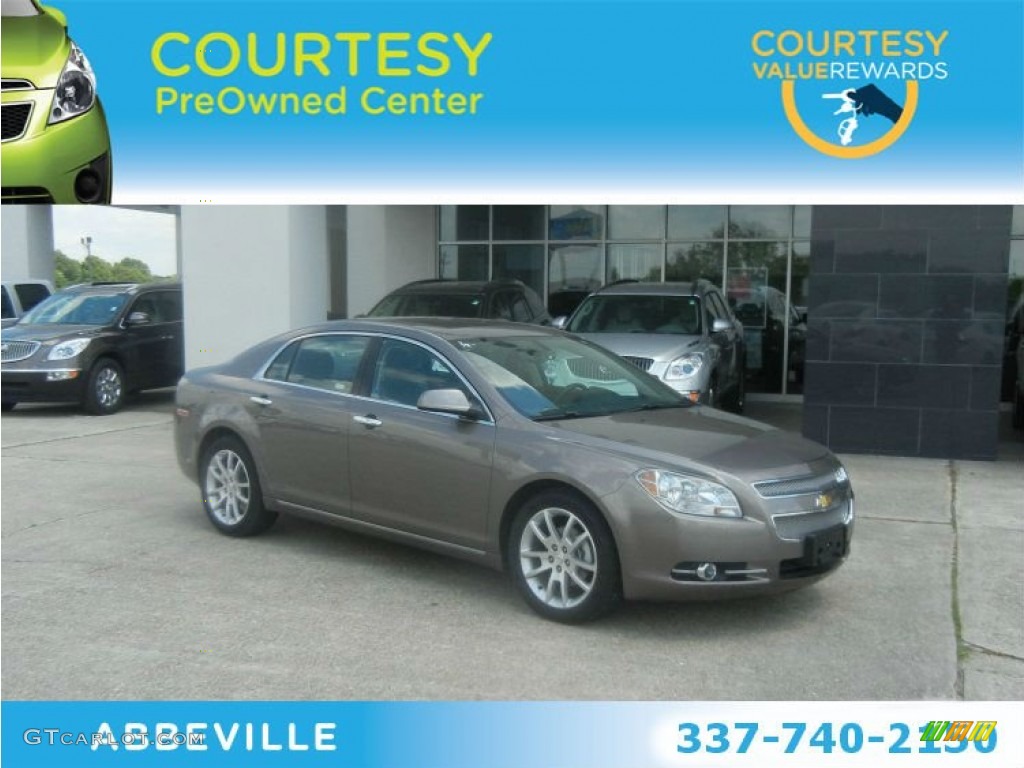 2012 Malibu LTZ - Mocha Steel Metallic / Cocoa/Cashmere photo #1