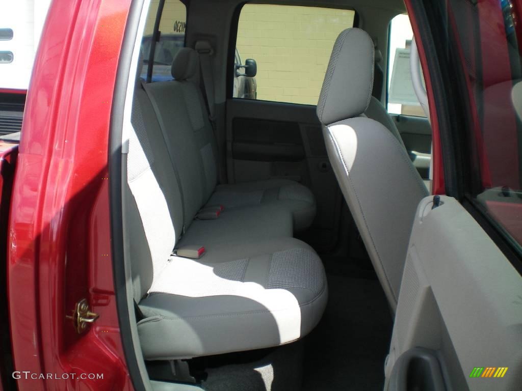 2006 Ram 1500 SLT Quad Cab 4x4 - Inferno Red Crystal Pearl / Khaki Beige photo #26