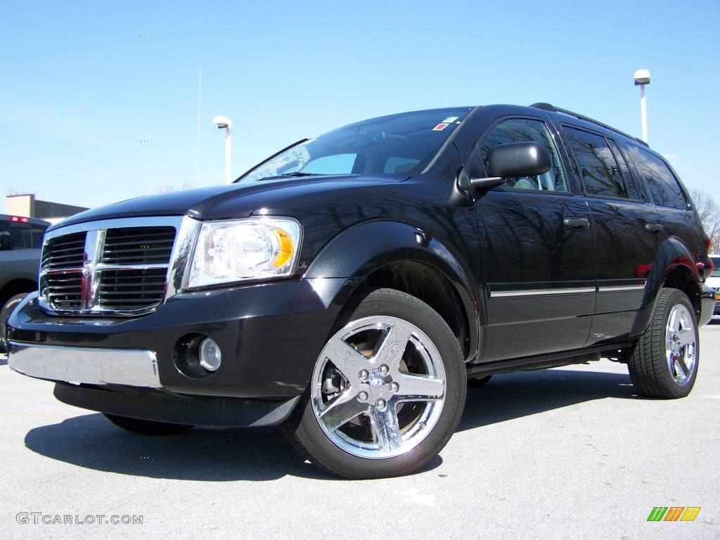 2007 Durango Limited 4x4 - Brilliant Black / Dark Slate Gray/Light Slate Gray photo #1