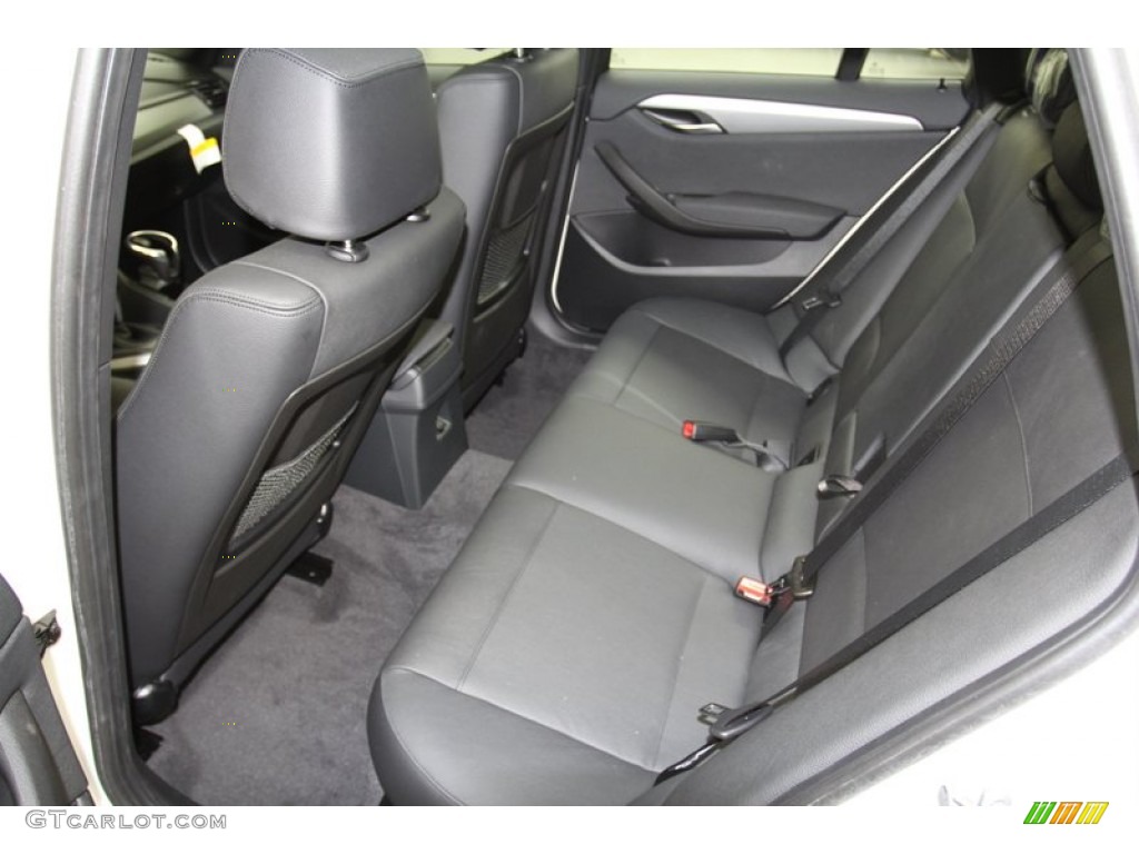 Black Interior 2013 BMW X1 xDrive 35i Photo #71086894