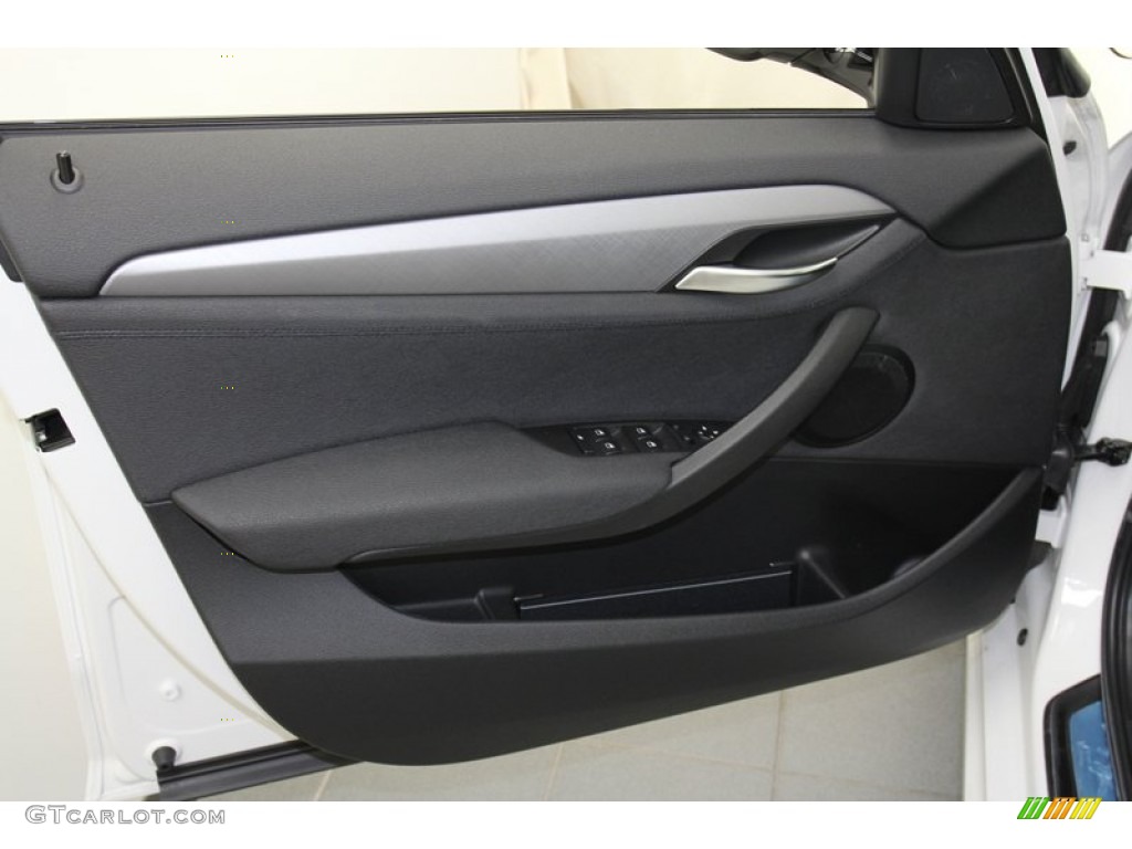 2013 BMW X1 xDrive 35i Black Door Panel Photo #71086903