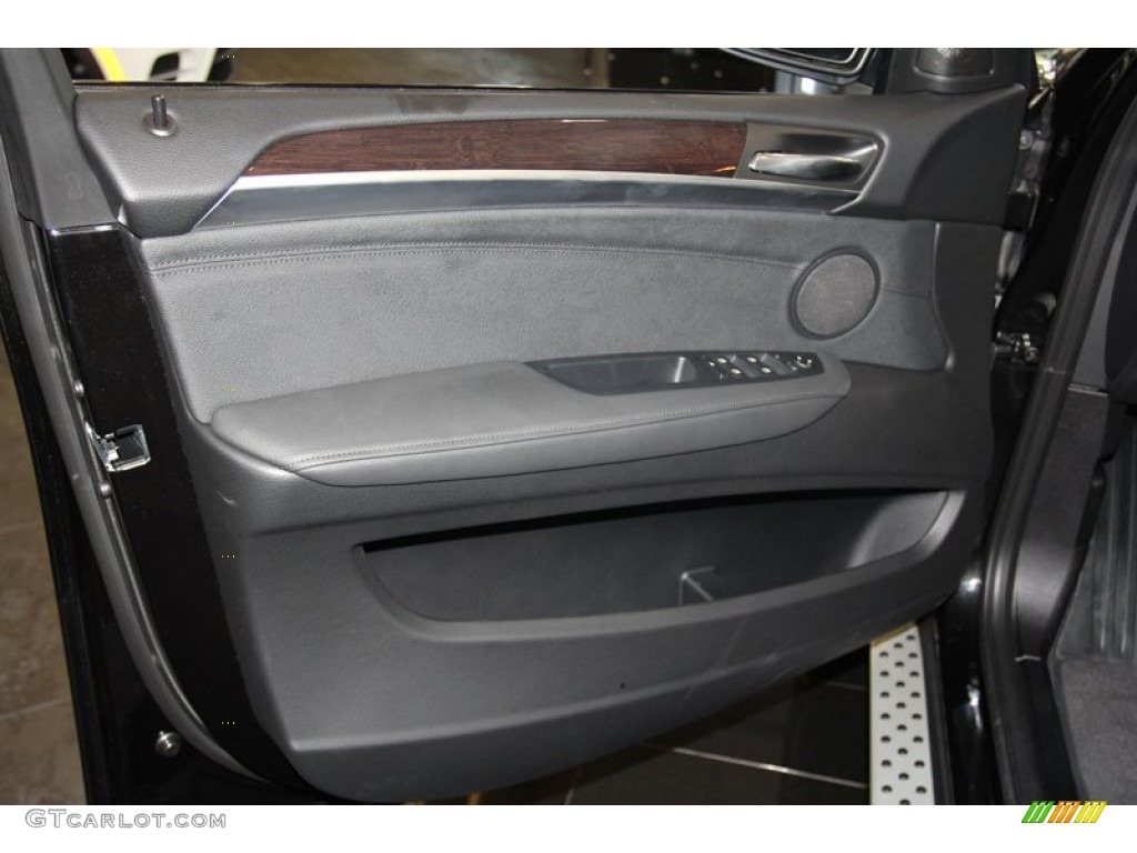 2013 BMW X6 xDrive50i Black Door Panel Photo #71087557