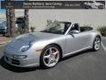 2007 Arctic Silver Metallic Porsche 911 Carrera 4S Cabriolet  photo #1