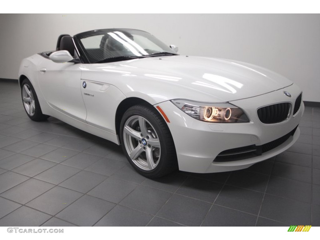 2013 Z4 sDrive 28i - Mineral White Metallic / Canyon Brown photo #1