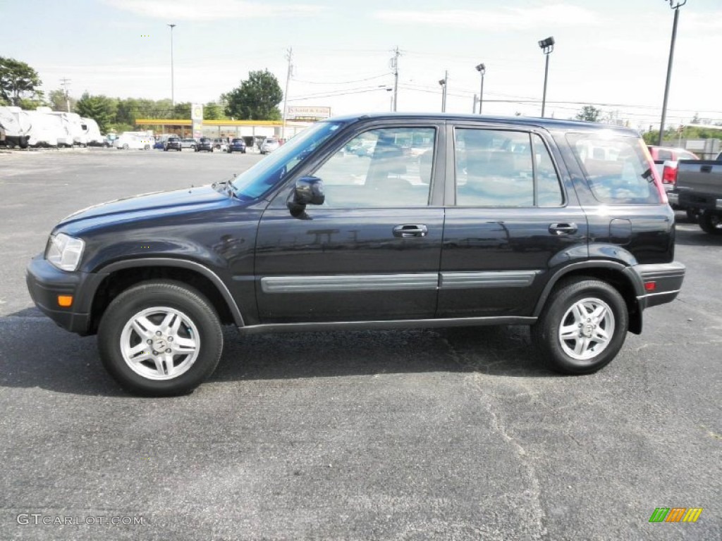 2001 CR-V EX 4WD - Nighthawk Black Pearl / Dark Gray photo #4