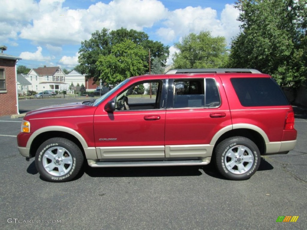 Redfire Metallic 2005 Ford Explorer Eddie Bauer 4x4 Exterior Photo #71088469
