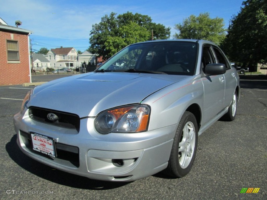 2005 Impreza 2.5 RS Sedan - Crystal Grey Metallic / Black photo #2