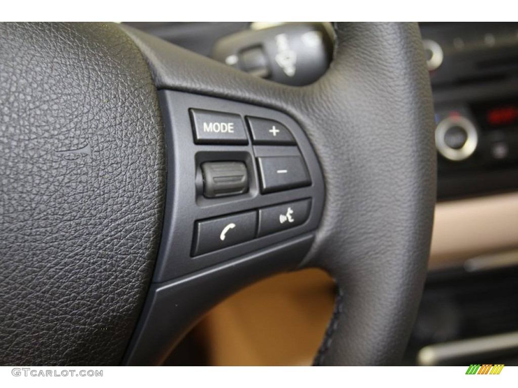2013 3 Series 328i Sedan - Mineral White Metallic / Venetian Beige photo #22