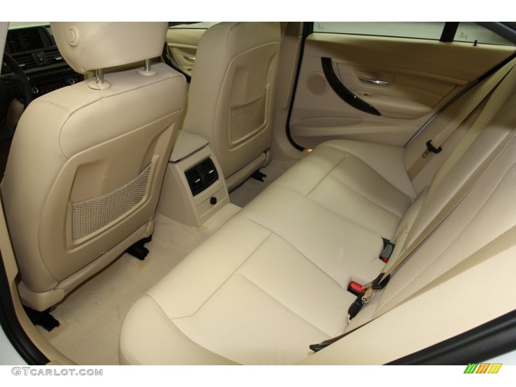 2013 3 Series 328i Sedan - Mineral White Metallic / Venetian Beige photo #24