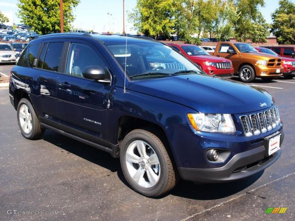 2013 Compass Latitude 4x4 - True Blue Pearl / Dark Slate Gray photo #2