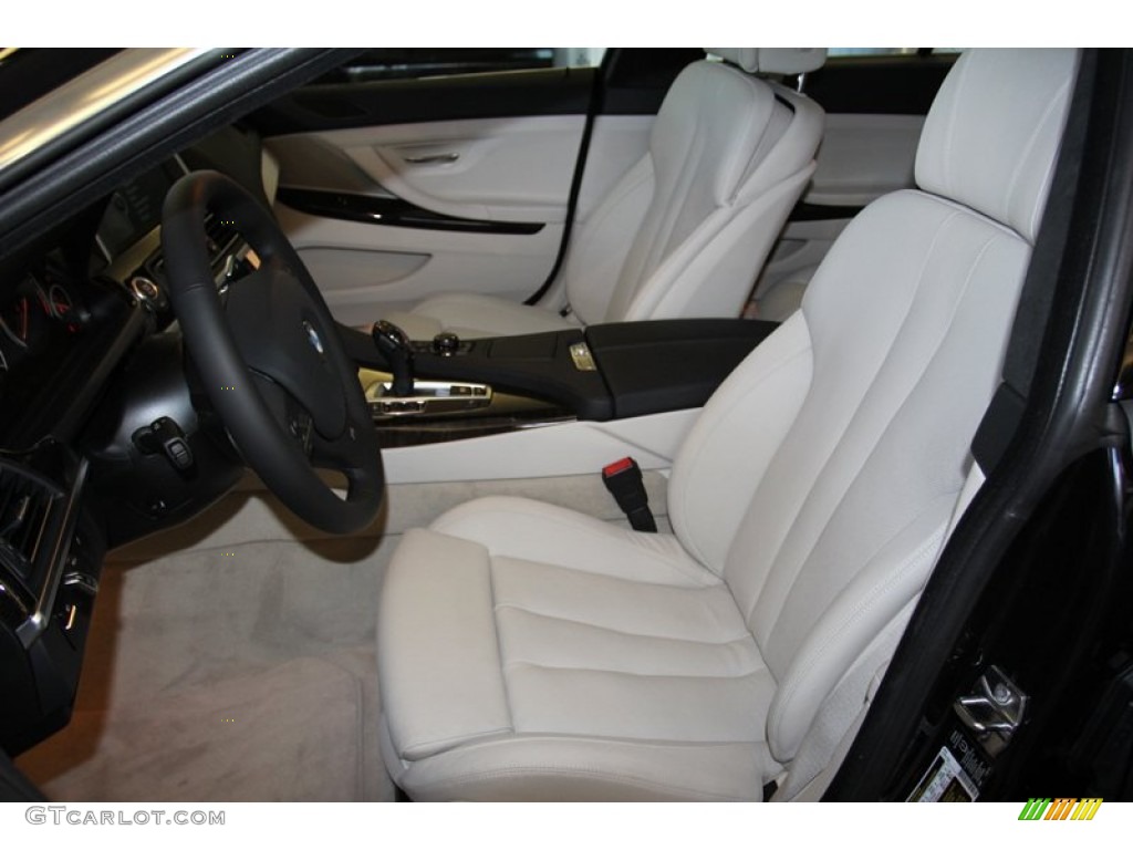 Ivory White Interior 2013 BMW 6 Series 640i Gran Coupe Photo #71092336