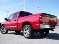 2007 Inferno Red Crystal Pearl Dodge Ram 1500 Laramie Quad Cab 4x4  photo #8